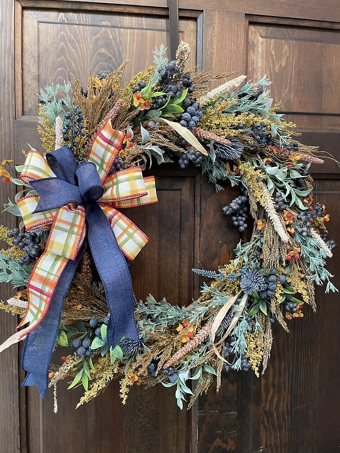 Blue Berries and Bitter Sweet Wreath