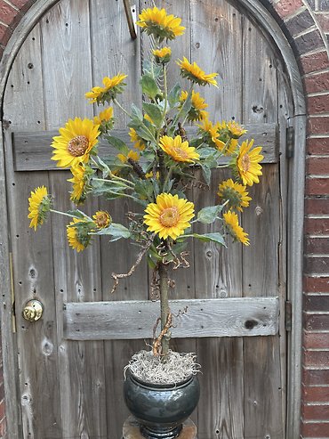 Whimsical Sunflower Tree