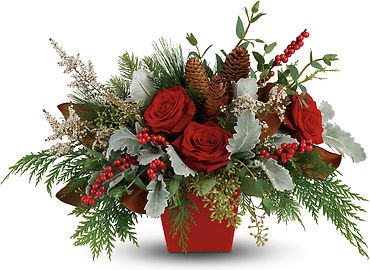 Winter Blooms Centerpiece