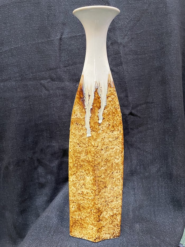 19 INCH CERAMIC GLAZED VASE