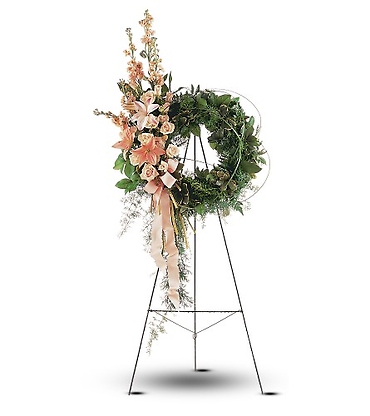 Peach Comfort Wreath