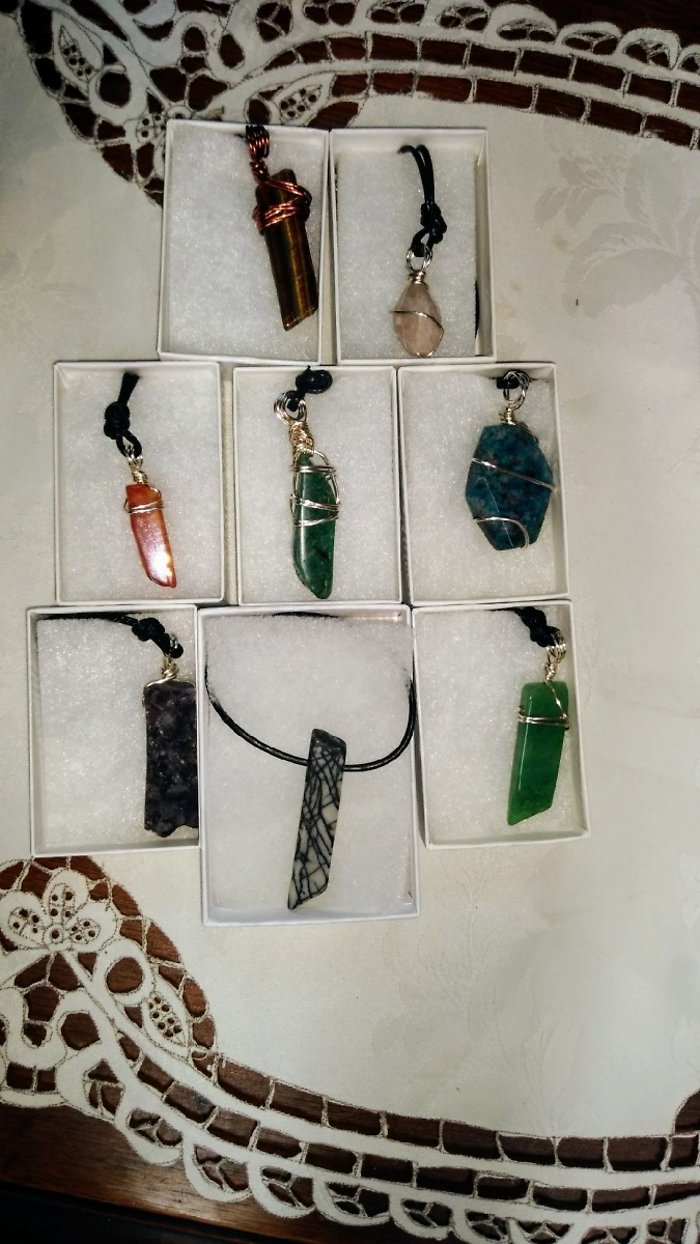 Aj\'s Twisted Treasures Crystal Necklace