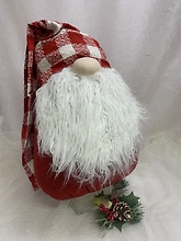 Winter Gnome Large with Checkered Hat