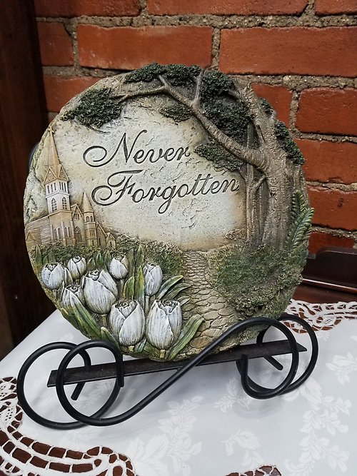 Never Forgotten Garden Stone