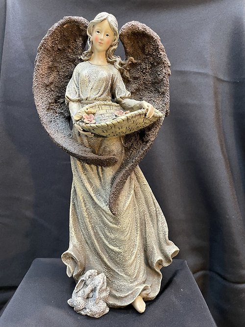 Colored Resin Angel for Seed or Water