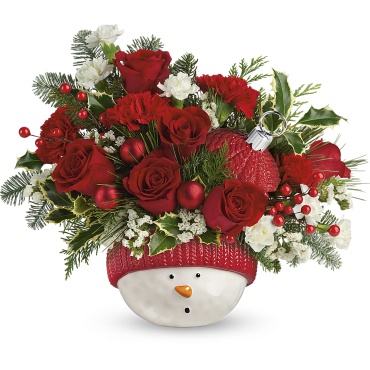  Snowman Ornament Bouquet