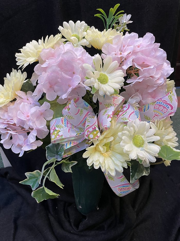 GRAVE CONE PASTEL PINK AND YELLOW