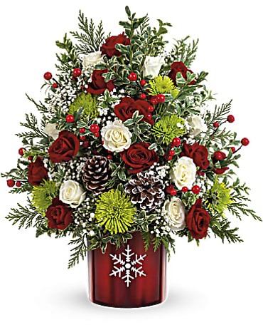 Festive Snowflake Tree
