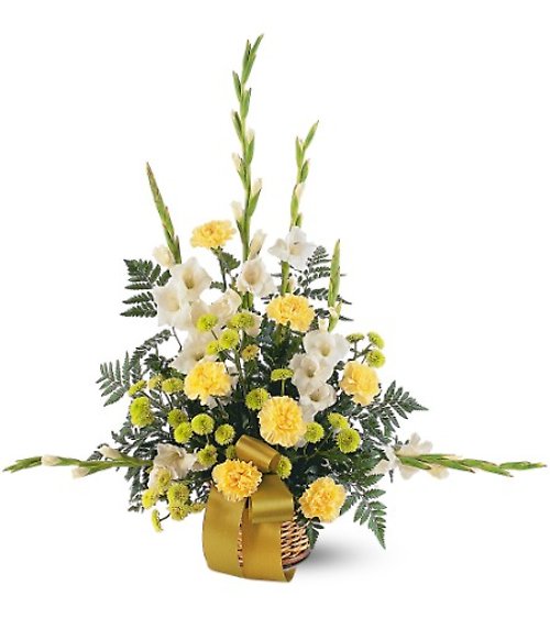 Vibrant Yellow Basket