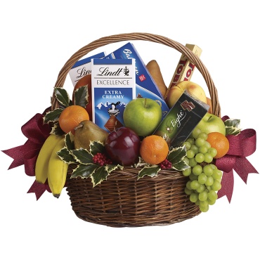 Fruits and Sweets Christmas Basket