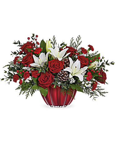 Vibrant Christmas Centerpiece