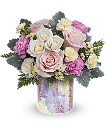 Teleflora\'s Rosy Quartz Bouquet