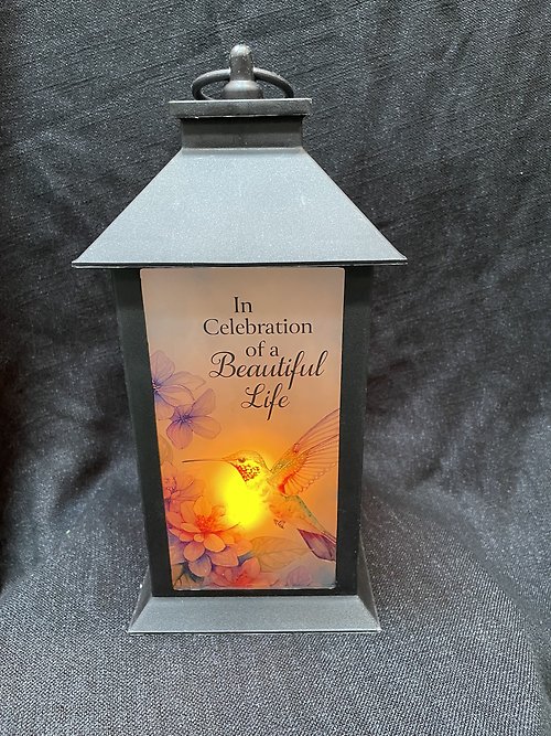 INDOOR/OUTDOOR HUMMINGBIRD LANTERN