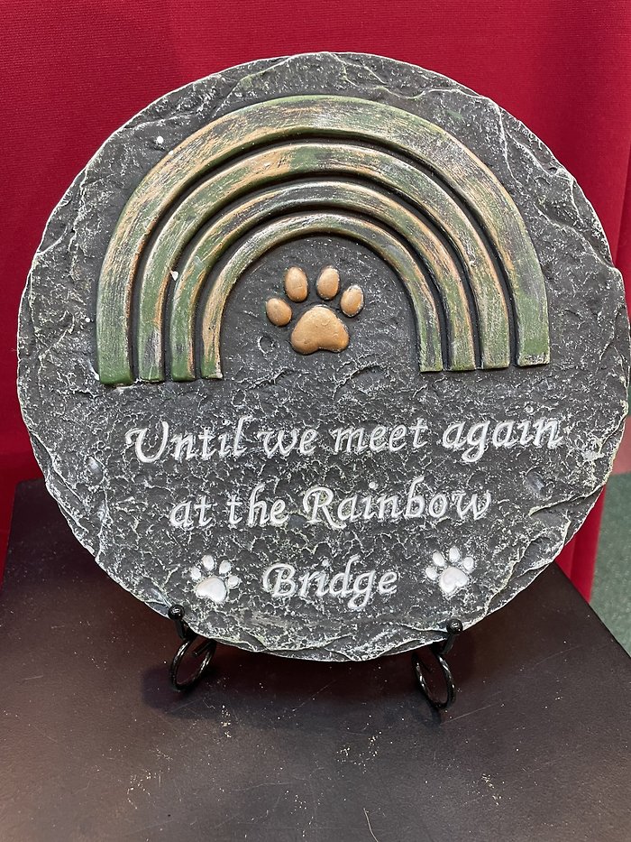 Rainbow bridge garden stone