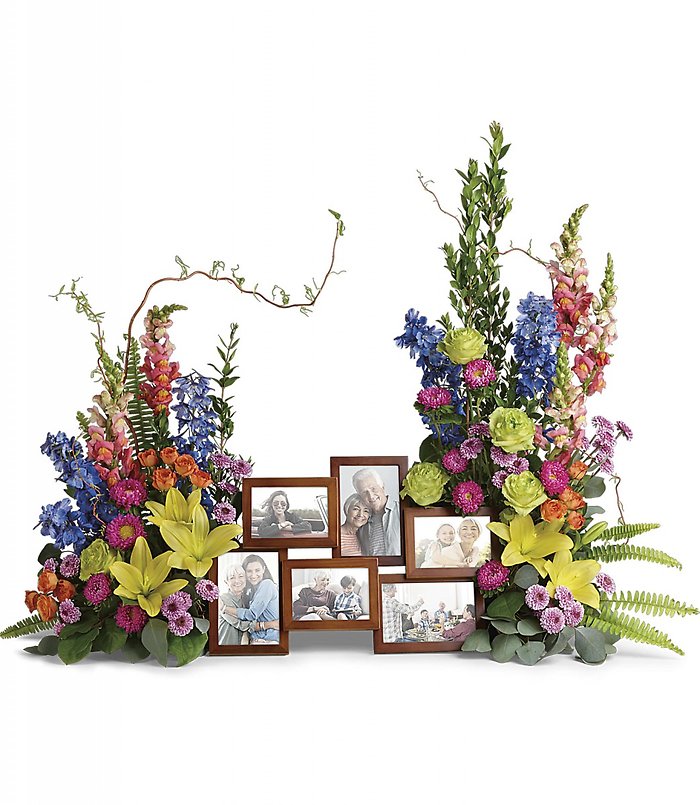 Loving Farewell Photo Tribute Bouquet