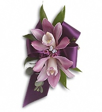 Exquisite Orchid Wristlet