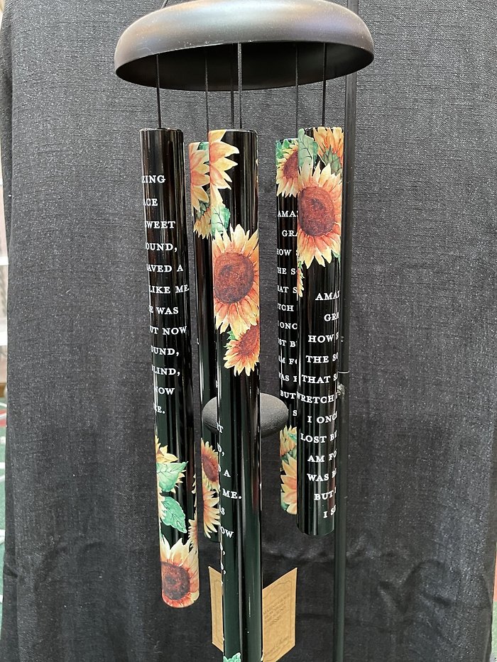 AMAZING GRACE PAINTED WIND CHIMES