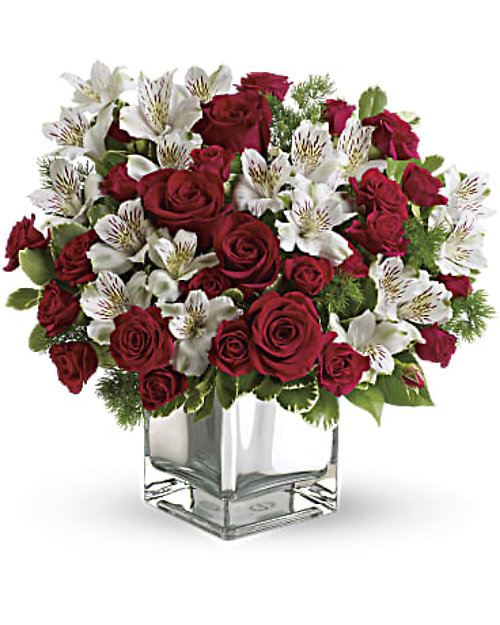 Teleflora Christmas Blush Bouquet