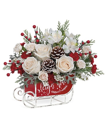 Frosted Sleigh Bouquet