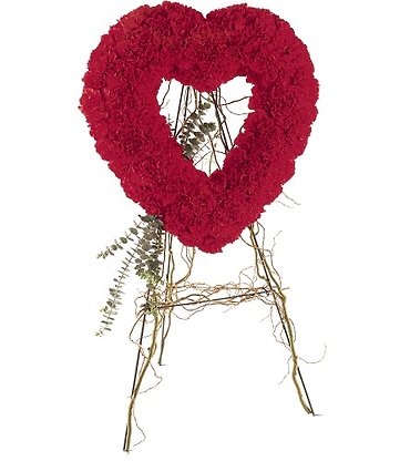 Forever Yours Heart Wreath