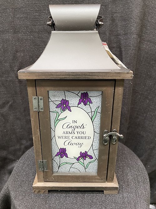 IN ANGEL ARMS WOOD LANTERN