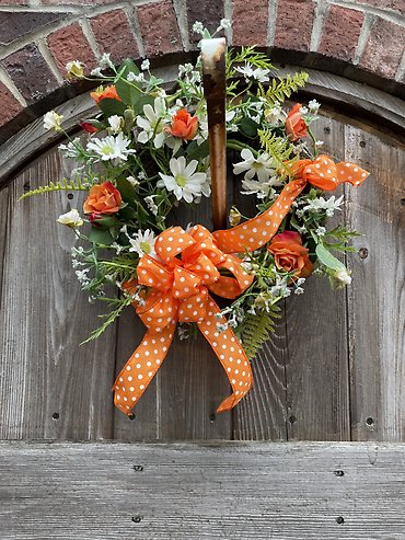 Orange Sorbet Wreath