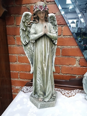Praying Angel with Flower Crown