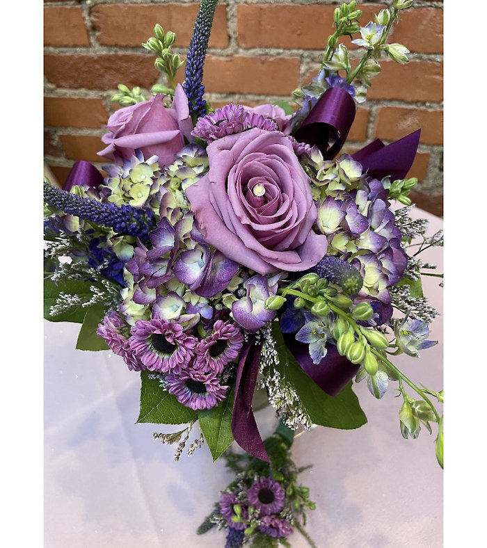 Purple Passion Handheld Bouquet