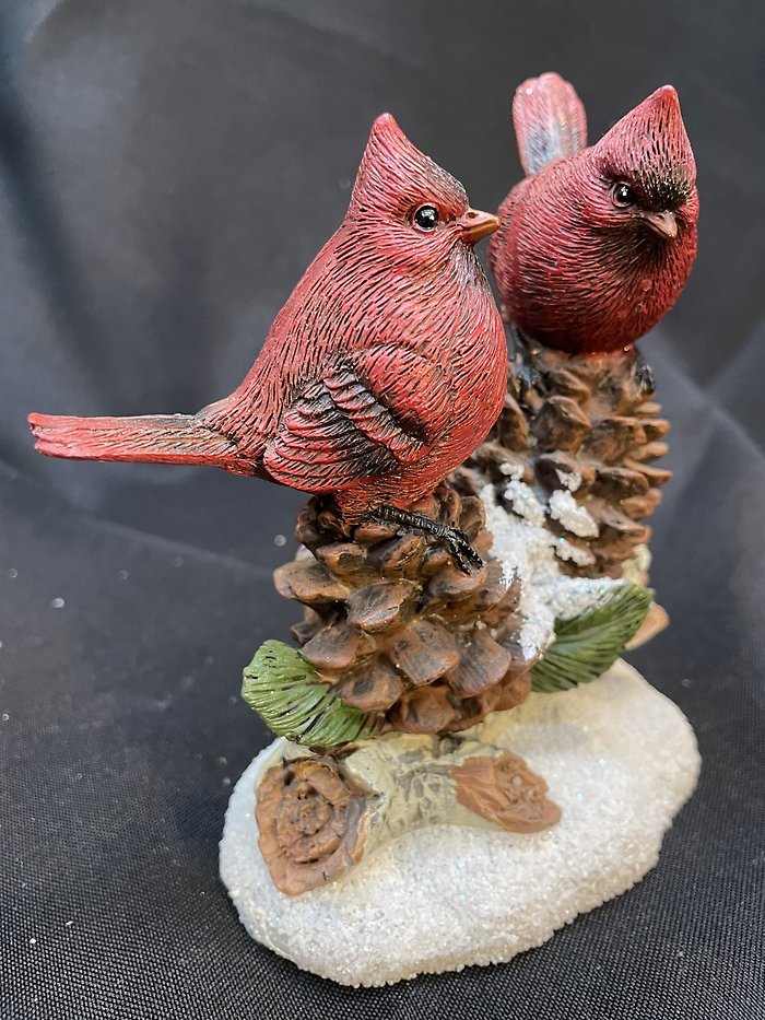 Frosted Cardinal Friends