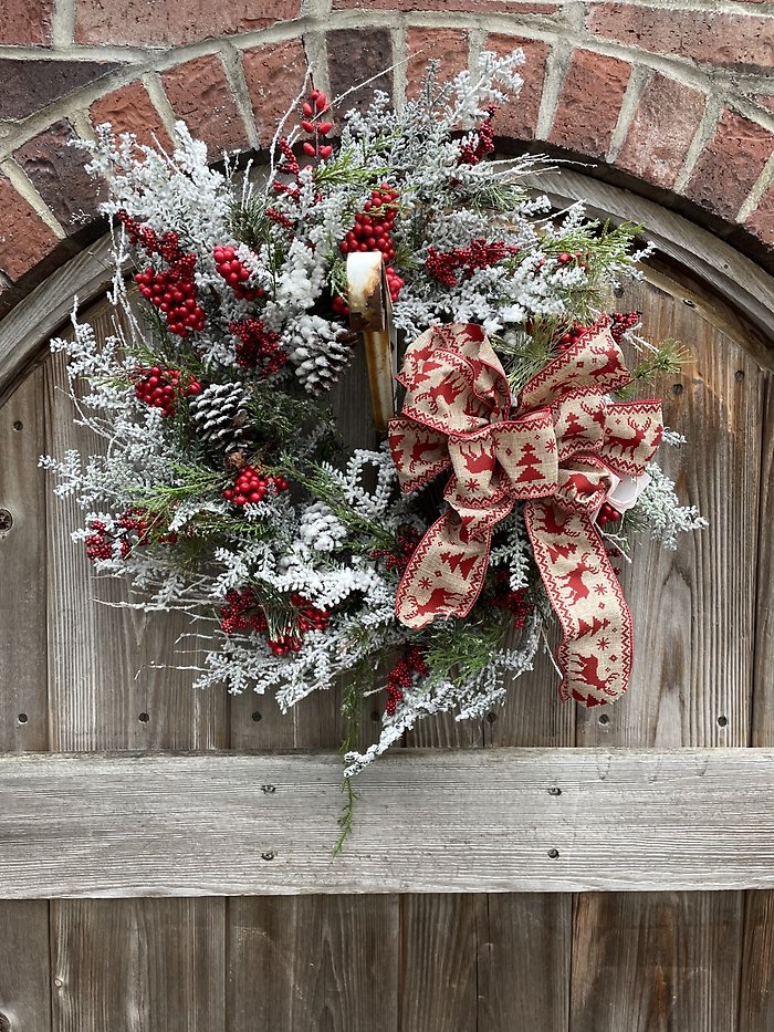 Alpine Cabin Wreath