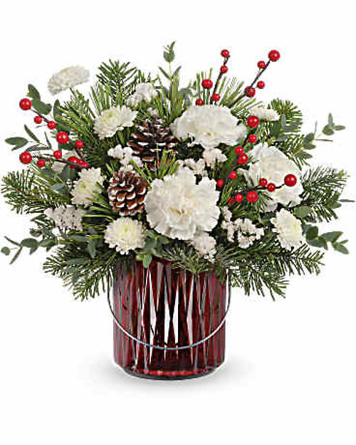 Teleflora Gleaming Holiday Bouquet