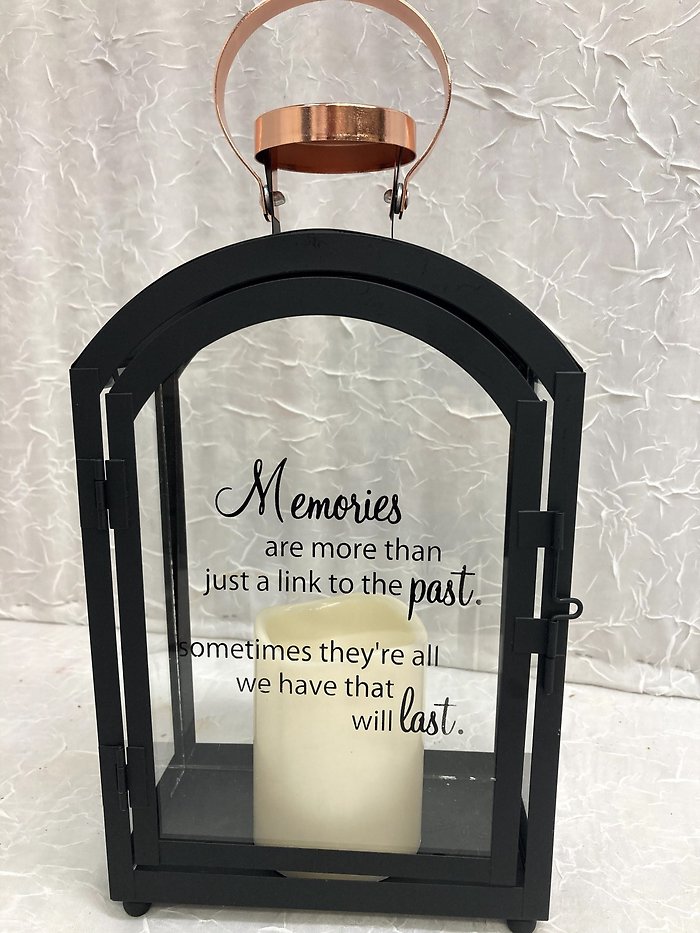 Memories Lantern - Black & Copper