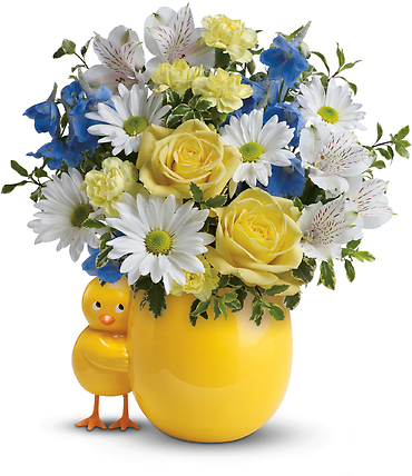 Sweet Peep Bouquet - Baby Blue