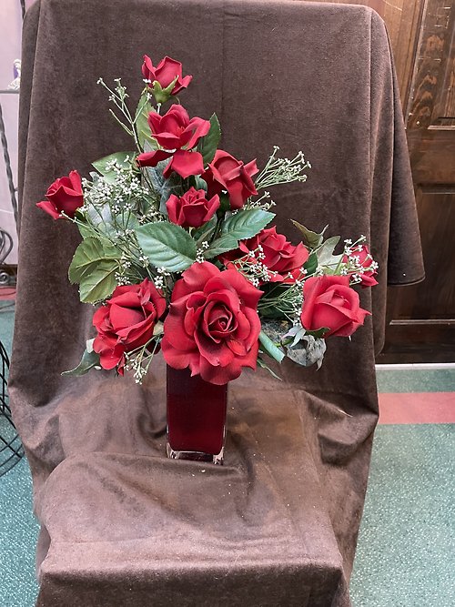 FOREVER RED ROSE $35