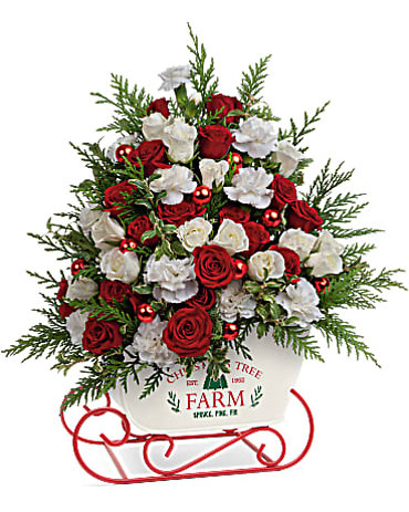 Joyful Holiday Tree Bouquet