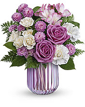 Teleflora\'s Lavender In Bloom Bouquet