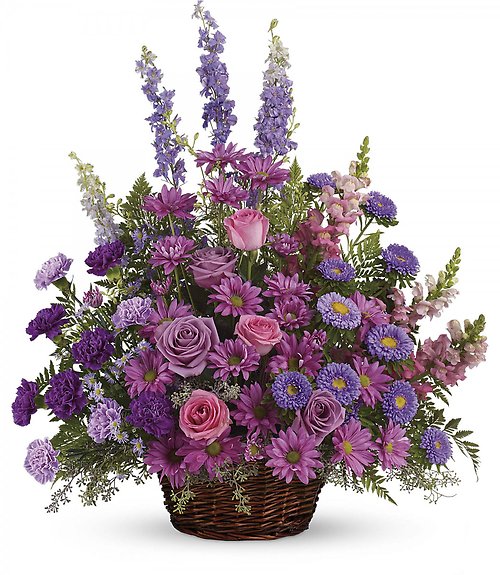 Gracious Lavender Basket