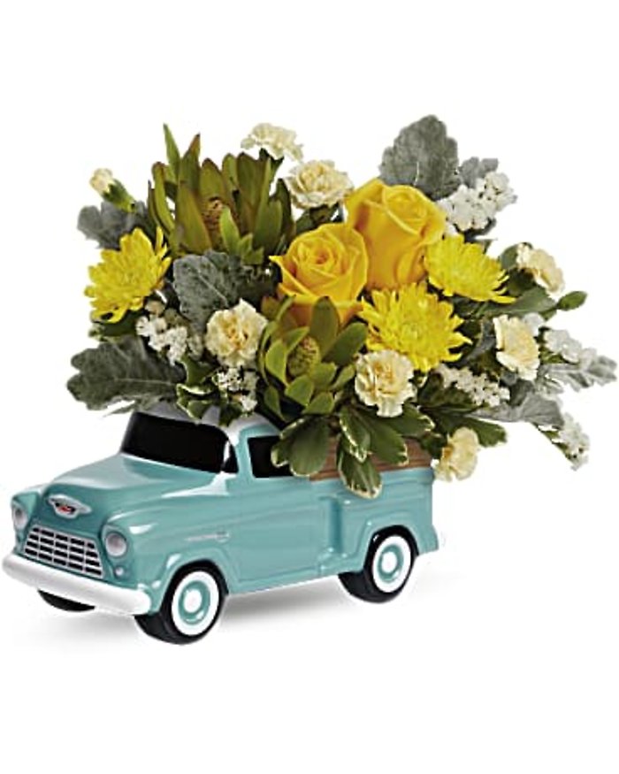 Chevy Blooming Pickup Bouquet