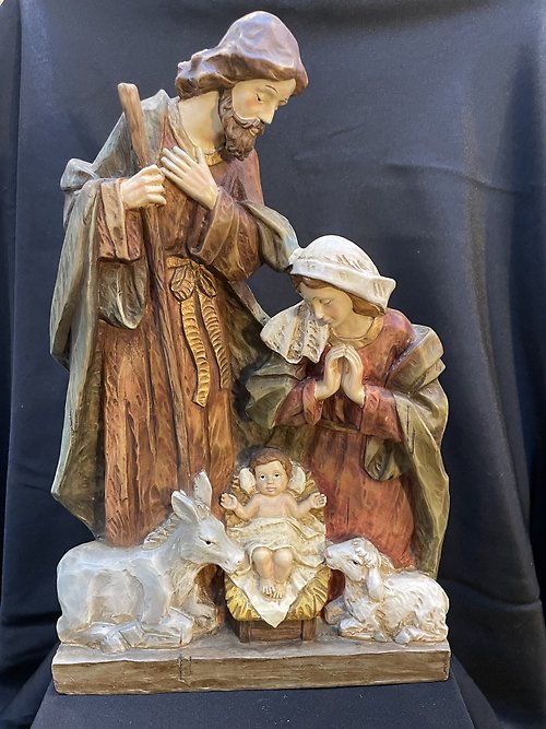 Nativity Resin 12\"x18\"