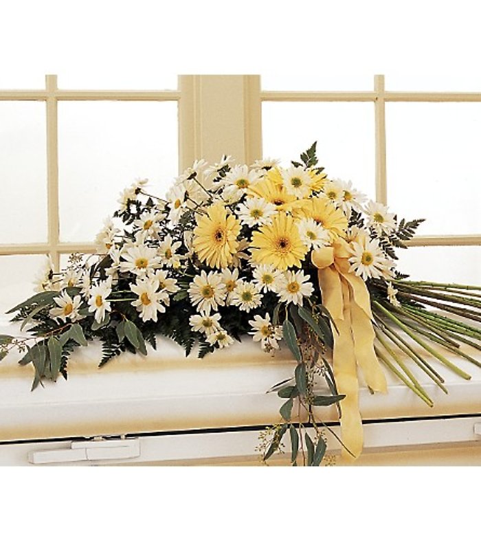 Drop of Sunshine Casket Spray