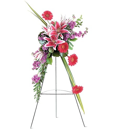 Stargazer Lily Gerbera Spray