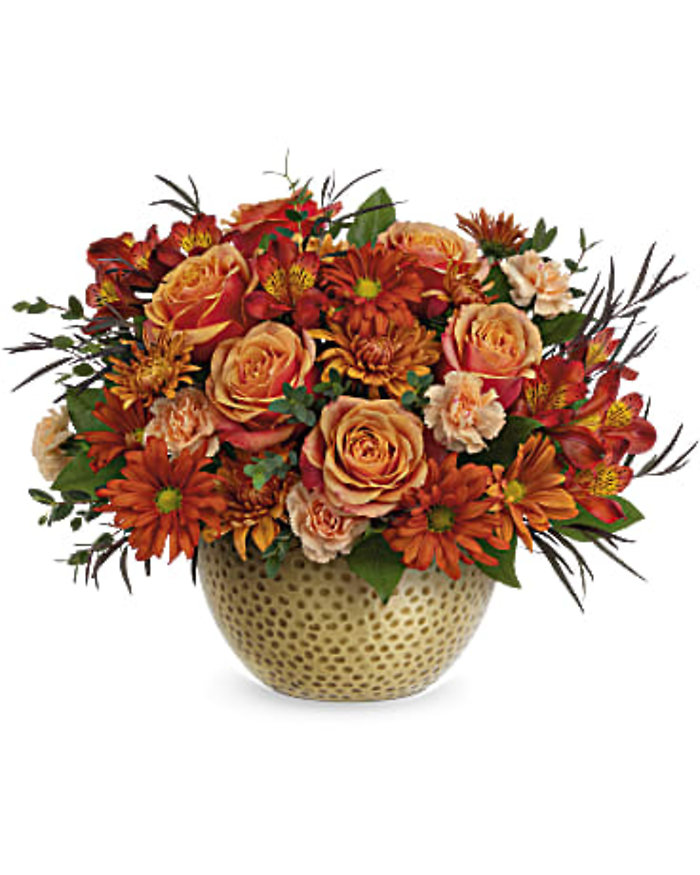 Vintage Gold Centerpiece