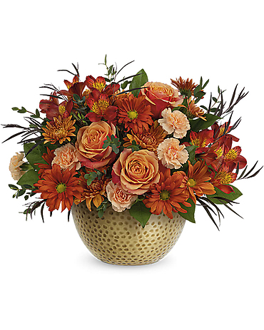 Vintage Gold Centerpiece