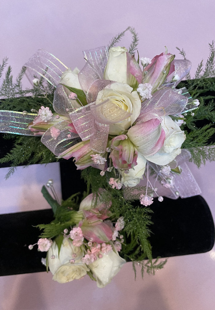 Pretty in Pink Wrist Corsage