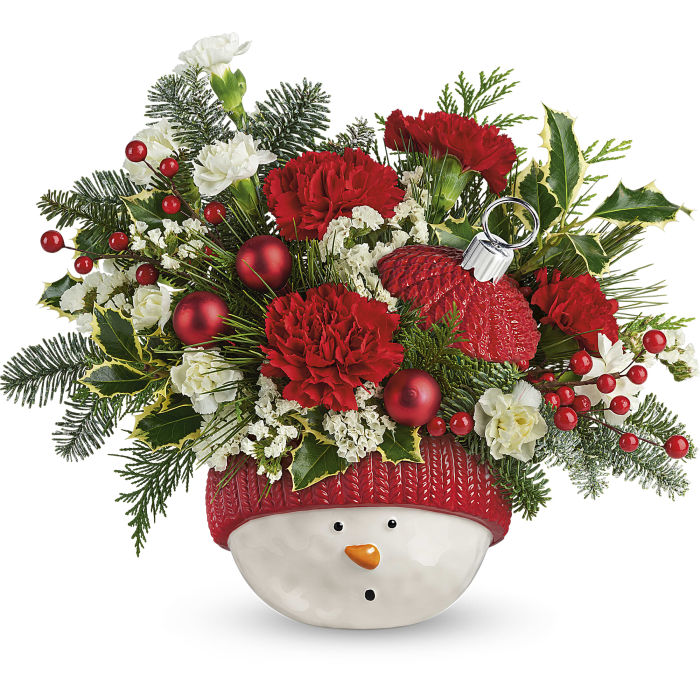  Snowman Ornament Bouquet