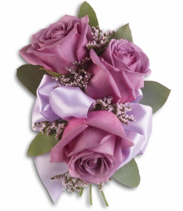 Soft Lavender Pin on Corsage