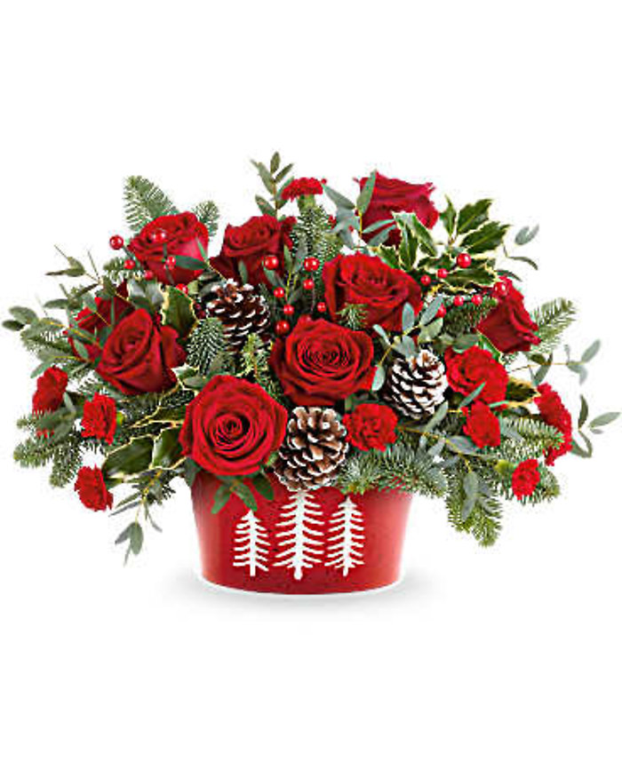 Teleflora\'s Winter Whimsy Centerpiece