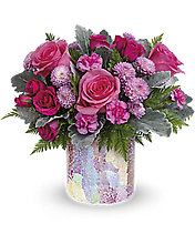 Teleflora\'s Radiantly Rosy Bouquet