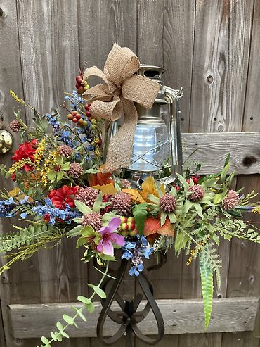 Beautiful Brooklyn Lantern Bouquet