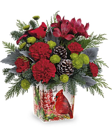 Ode To The Cardinal Bouquet